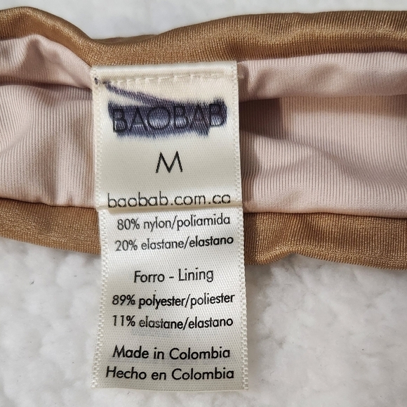 New!Baobab Collection Taki One shoulder Bikini Top in Treasure - Picture 6 of 10